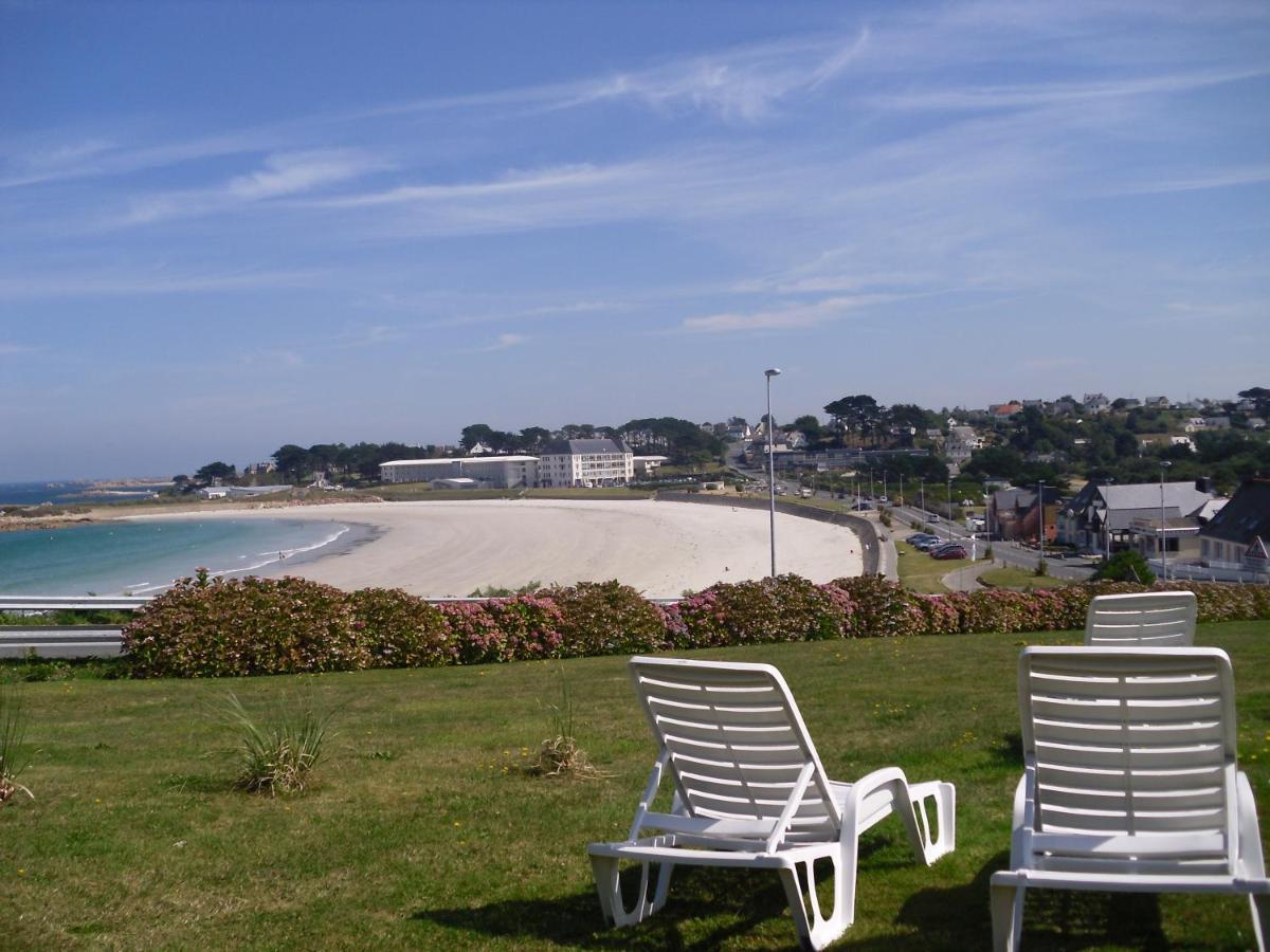 Maison 6 Pers Belle Vue Mer Piscine, Plage A 40 M Trévou-Tréguignec 외부 사진