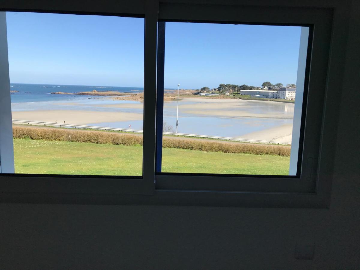 Maison 6 Pers Belle Vue Mer Piscine, Plage A 40 M Trévou-Tréguignec 외부 사진