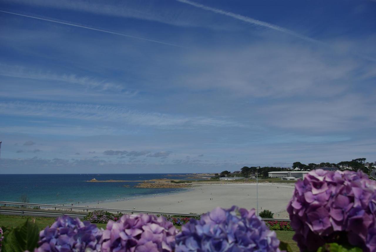 Maison 6 Pers Belle Vue Mer Piscine, Plage A 40 M Trévou-Tréguignec 외부 사진