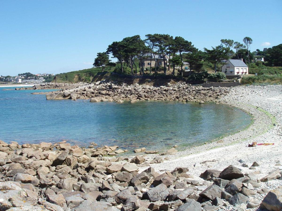 Maison 6 Pers Belle Vue Mer Piscine, Plage A 40 M Trévou-Tréguignec 외부 사진