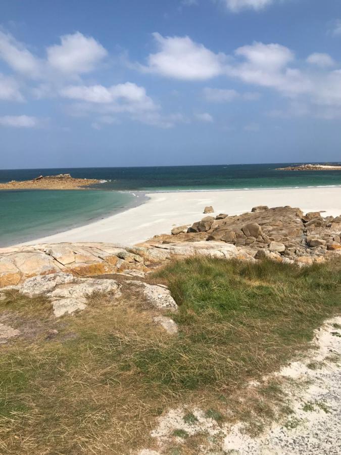 Maison 6 Pers Belle Vue Mer Piscine, Plage A 40 M Trévou-Tréguignec 외부 사진