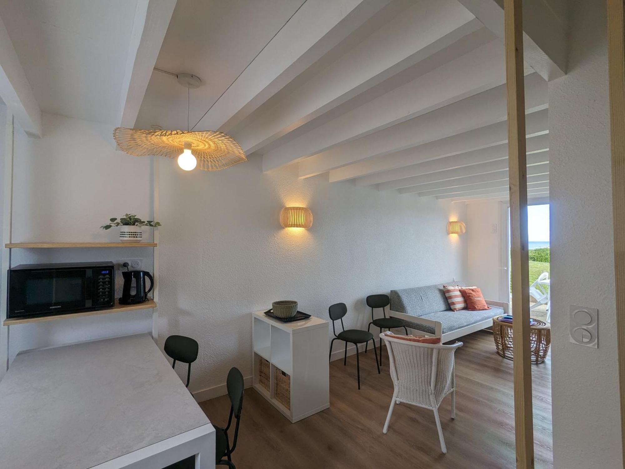 Maison 6 Pers Belle Vue Mer Piscine, Plage A 40 M Trévou-Tréguignec 외부 사진